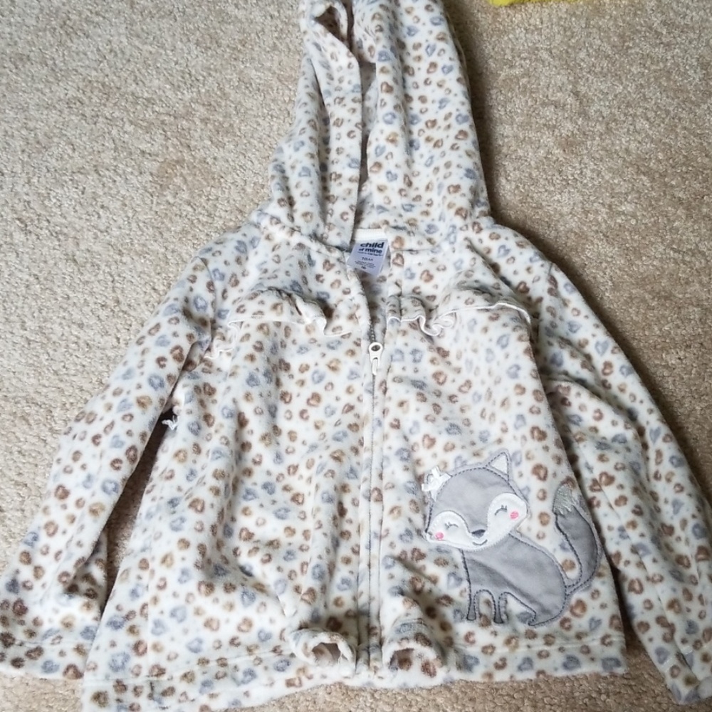 Fox cheetah print hoodie